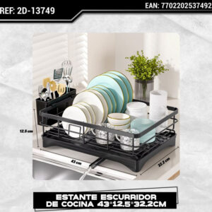 Escurridor de Platos Premium 43x12.5x32.2cm