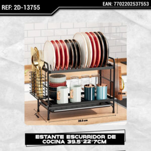 Estante Escurridor de Cocina 39.5 × 22 × 7 cm