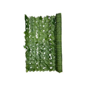Tapete Decorativo de Hoja Artificial Verde Oscuro 40 × 60 cm