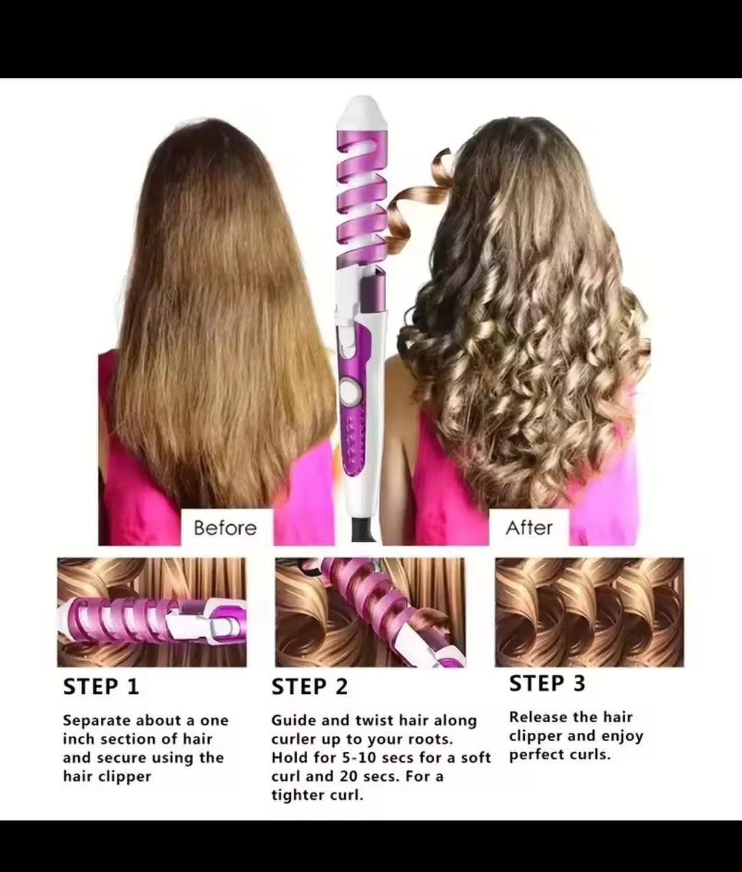 PLANCHA ENCRESPADORA PROFESSIONAL PARA CABELLO LOVE NOVA - Image 5