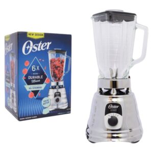 LICUADORA OSTER VASO VIDRIO DE 1.25L 1000W 3 VELOCIDADES + PULSO TRADICIONAL CLASICO