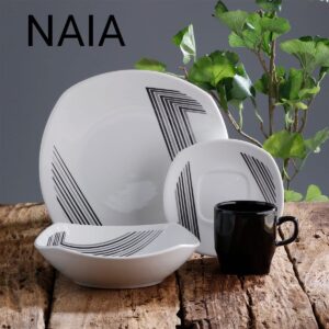 VAJILLA 4-16 CUADRADA CORONA NAIA