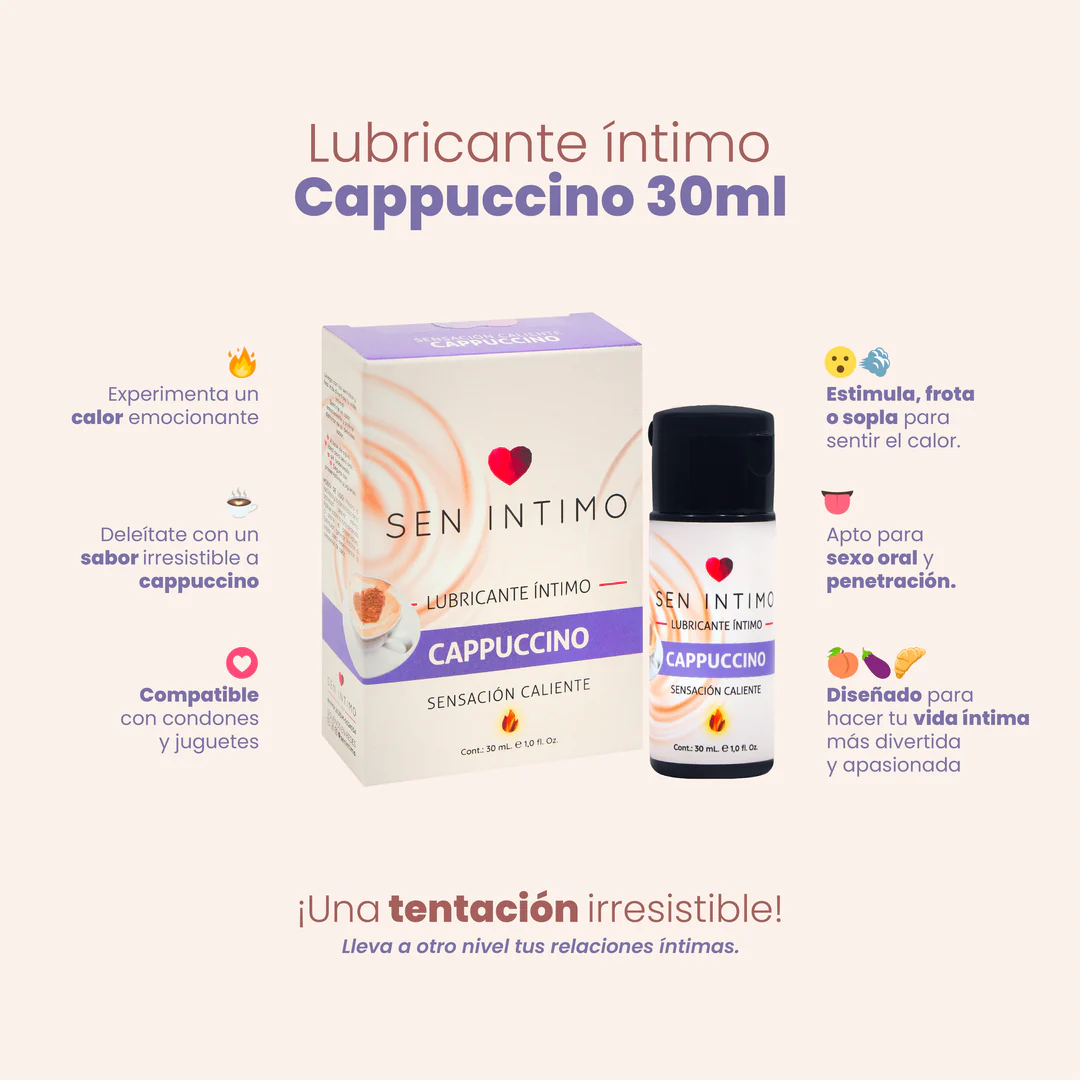 Lubricante Íntimo Cappuccino Sensación Caliente x 30 ml by Sen Íntimo - Image 4