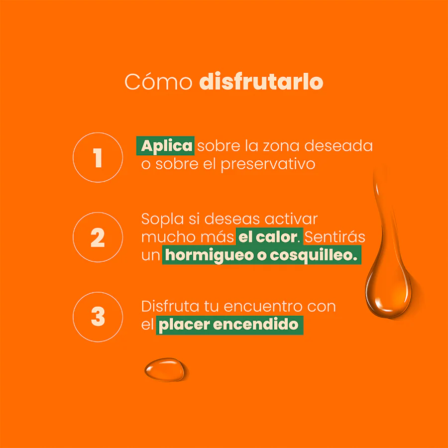 Lubricante íntimo Mango Sensación Caliente Electrizante X 30 ml - Image 4