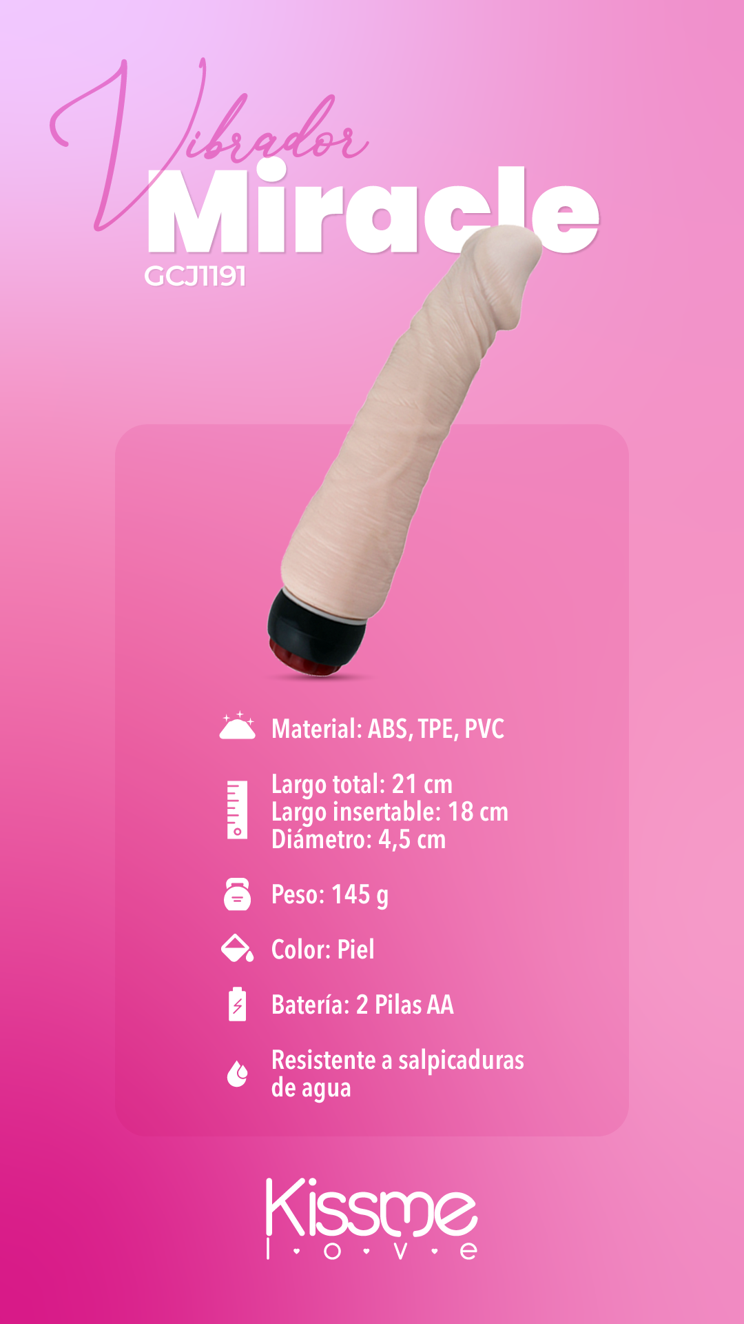 Vibrador Miracle Flesh - Image 3