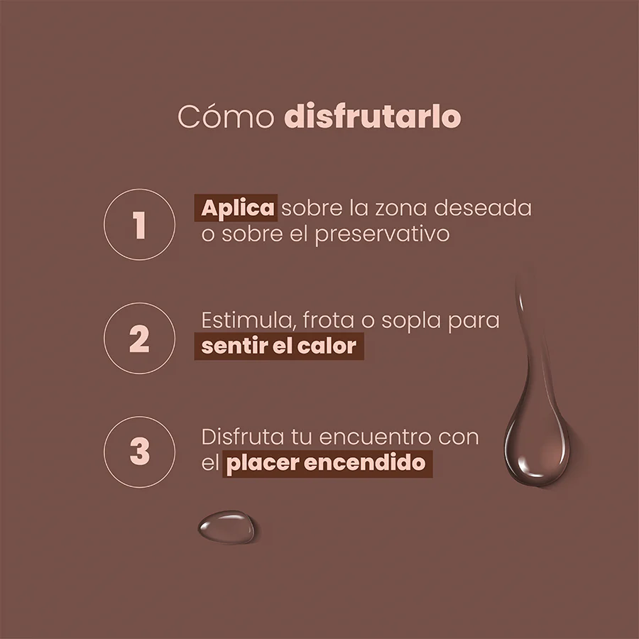 Lubricante Íntimo Chocolate Sensación Caliente x 30 ml - Image 5