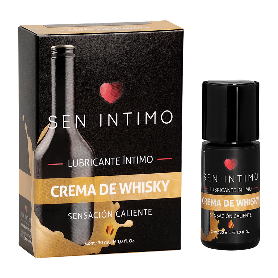 Lubricante Íntimo Crema de Whisky Sensación Caliente x 30 ml