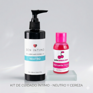 Kit Lubricante Neutro 250 ml y Cereza