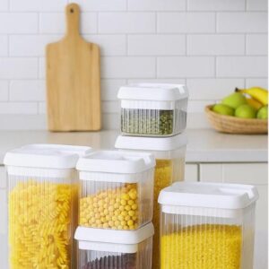 Organizador de granos con tapa *5 piezas en acrílico