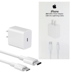 CARGADOR DE IPHONE DE 25W USB-C A LIGHTNING