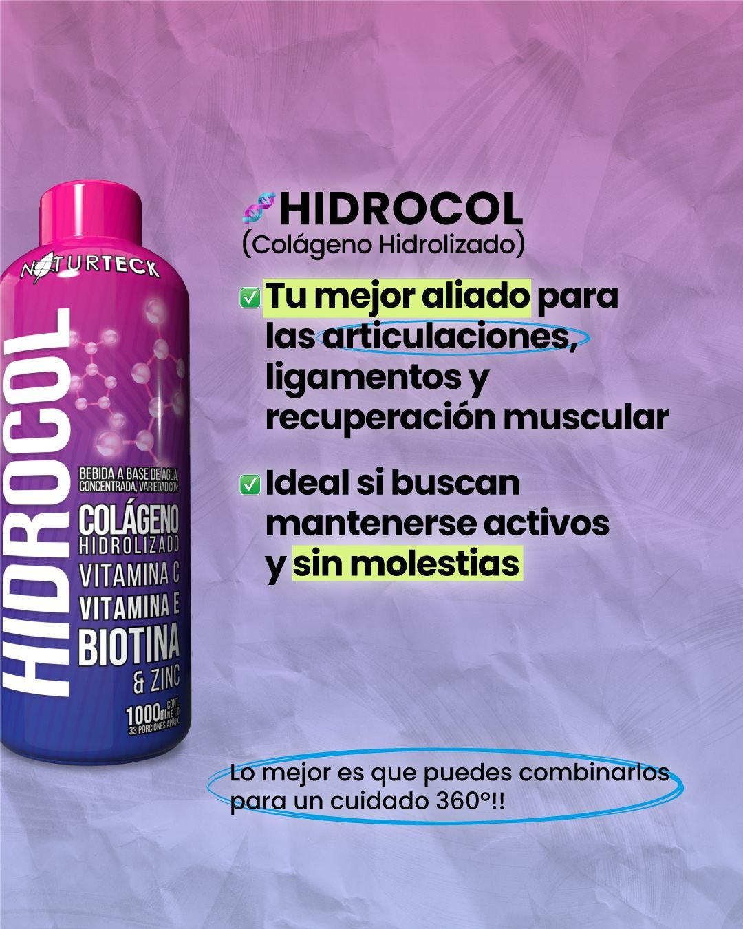 HIDROCOL – Colágeno Hidrolizado Concentrado - Image 4