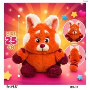 peluche panda rojo