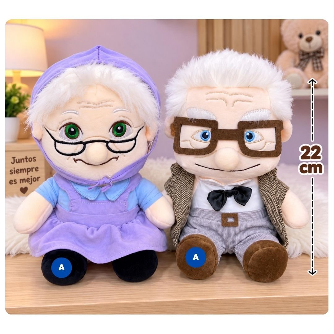 Peluche abuelos de UP!