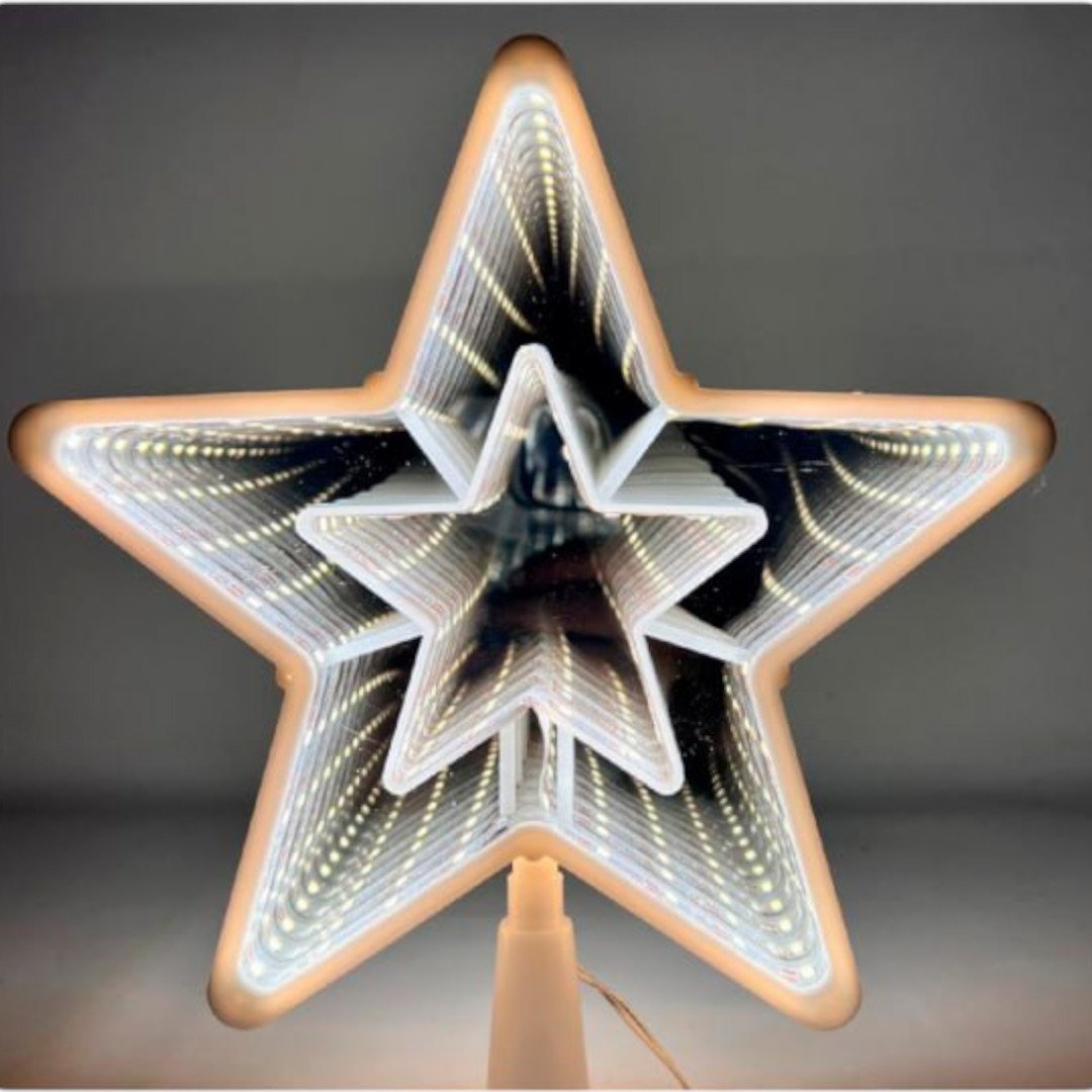 Estrella de árbol efecto espejo